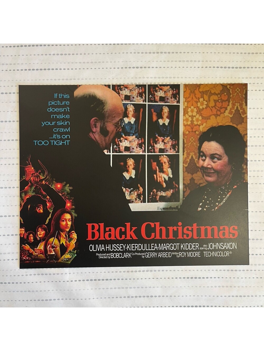 BLACK CHRISTMAS Lobby Cards Reproduction By Gutter Garbs 9-3/4"x 7-3/4" OOP NEW